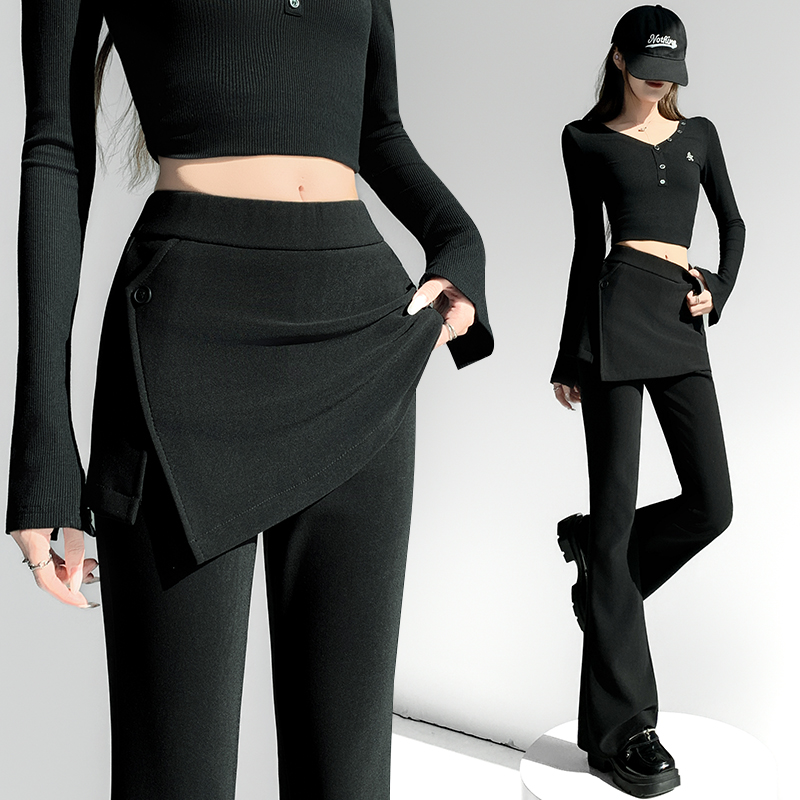 Casual slim business suit spring flare pants for women