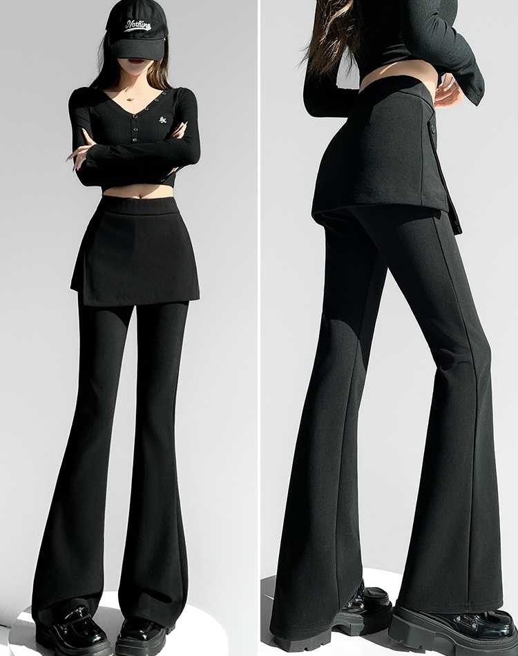 Casual slim business suit spring flare pants for women