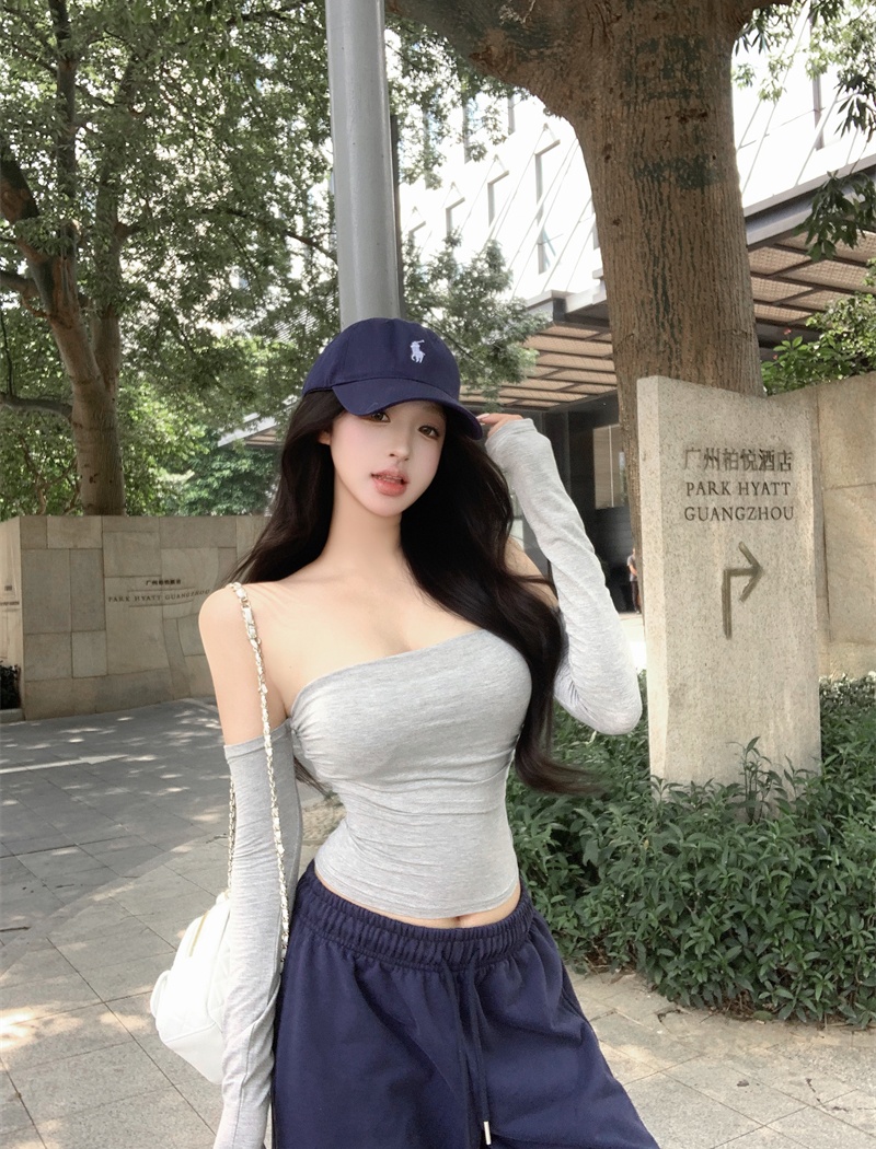 Spicegirl short all-match tops classic slim T-shirt