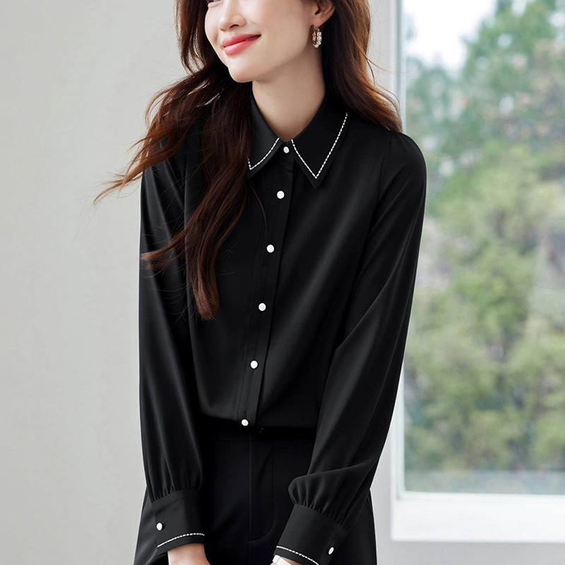 Profession bottoming shirt long sleeve mixed colors tops
