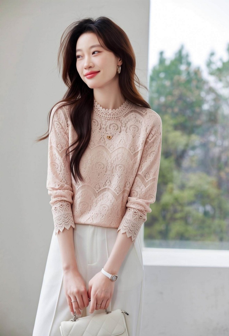 Spring bottoming shirt Korean style tops for women