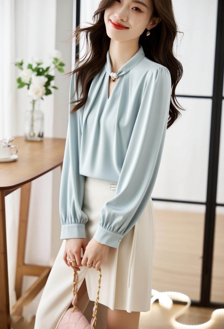 Profession halter shirt commuting tops for women