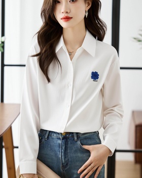 Casual bottoming tops all-match shirt for women