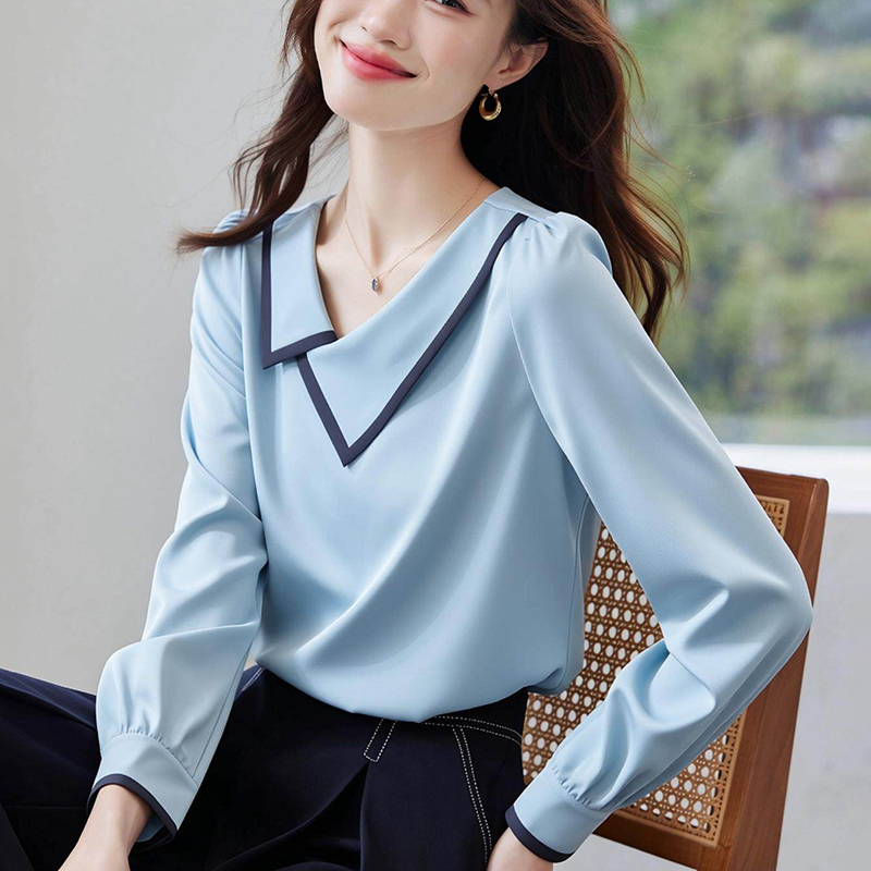 Temperament small shirt spring and autumn shirt for women