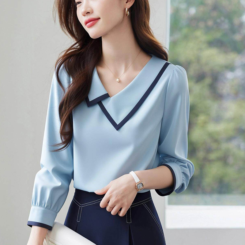 Temperament small shirt spring and autumn shirt for women