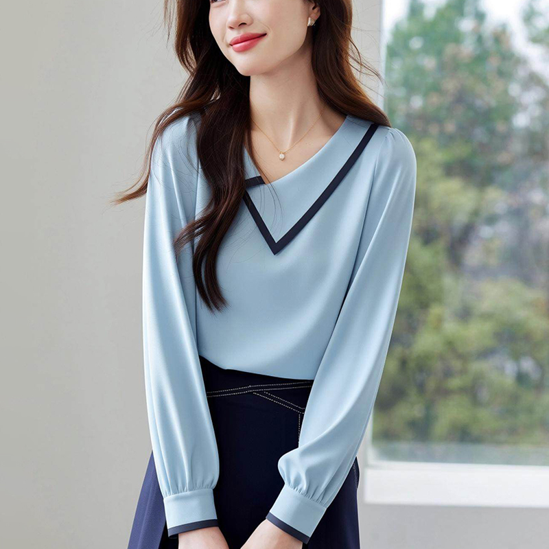 Temperament small shirt spring and autumn shirt for women