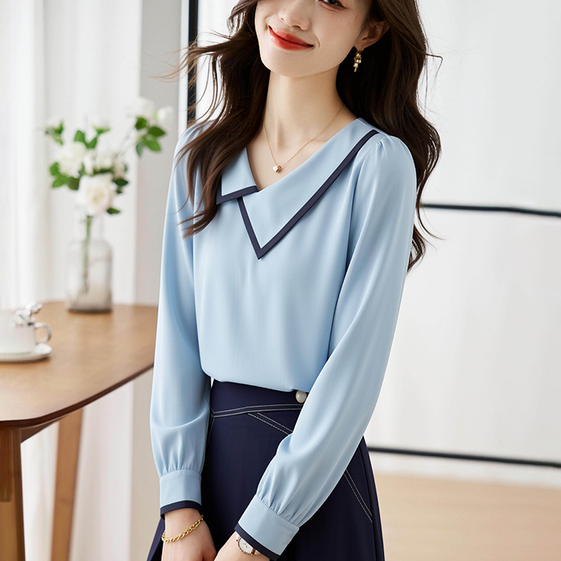 Temperament small shirt spring and autumn shirt for women