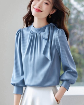 Long sleeve profession tops niche loose shirt for women