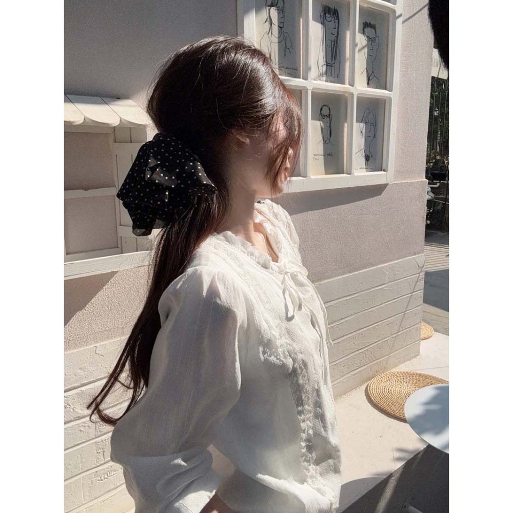 Casual spring tops white shirt for women