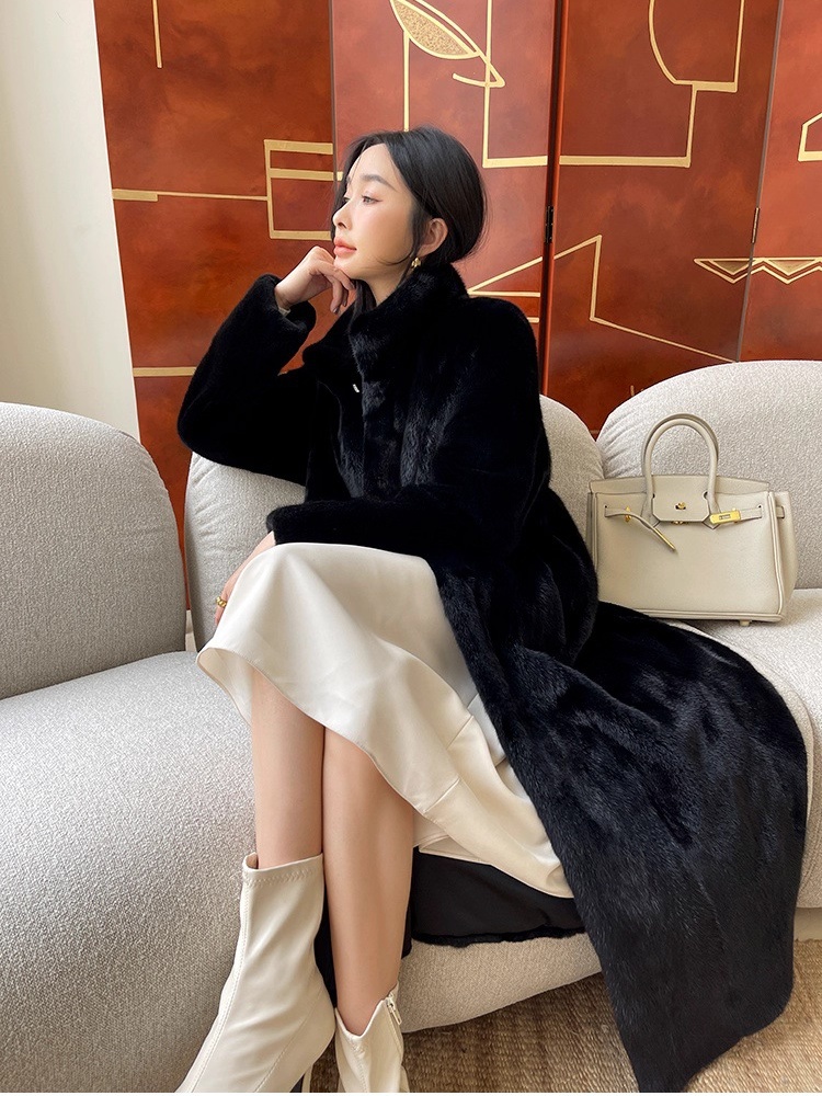 Elmo coat long overcoat for women