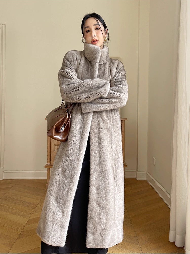 Elmo coat long overcoat for women