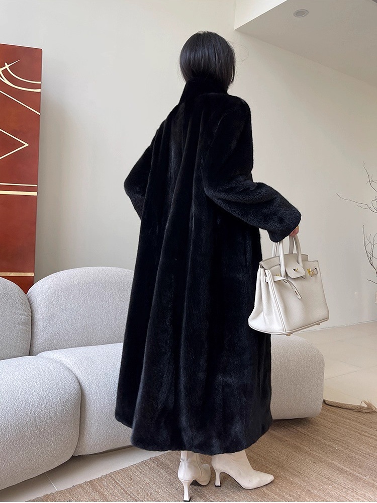 Elmo coat long overcoat for women