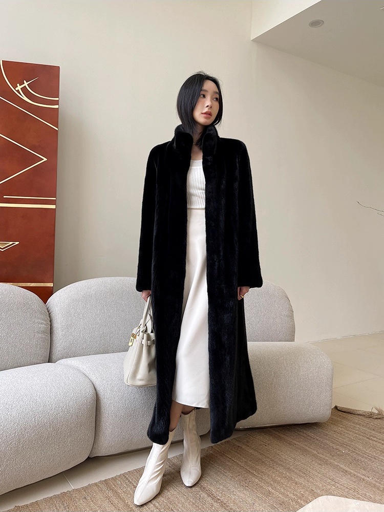 Elmo coat long overcoat for women