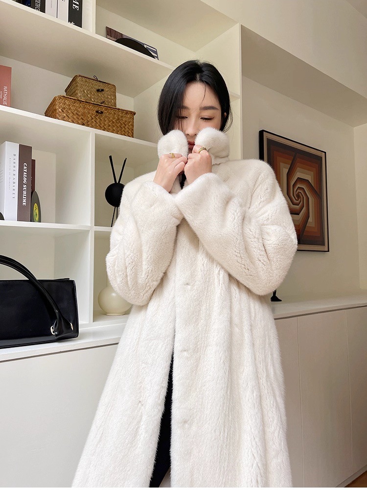 Elmo coat long overcoat for women
