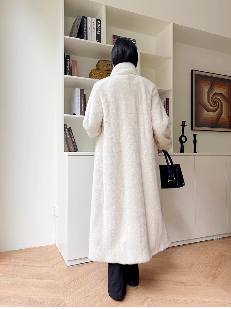 Elmo coat long overcoat for women