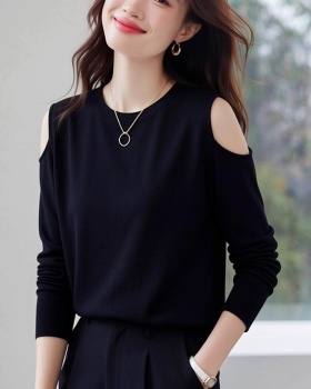 Pullover long sleeve bottoming shirt loose tops