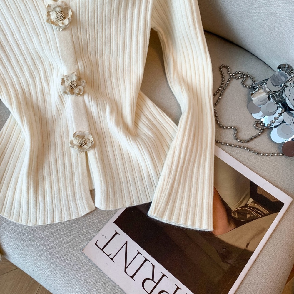 Lace knitted sweater winter shirts for women