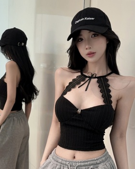 Inside the ride enticement tops splice vest for women