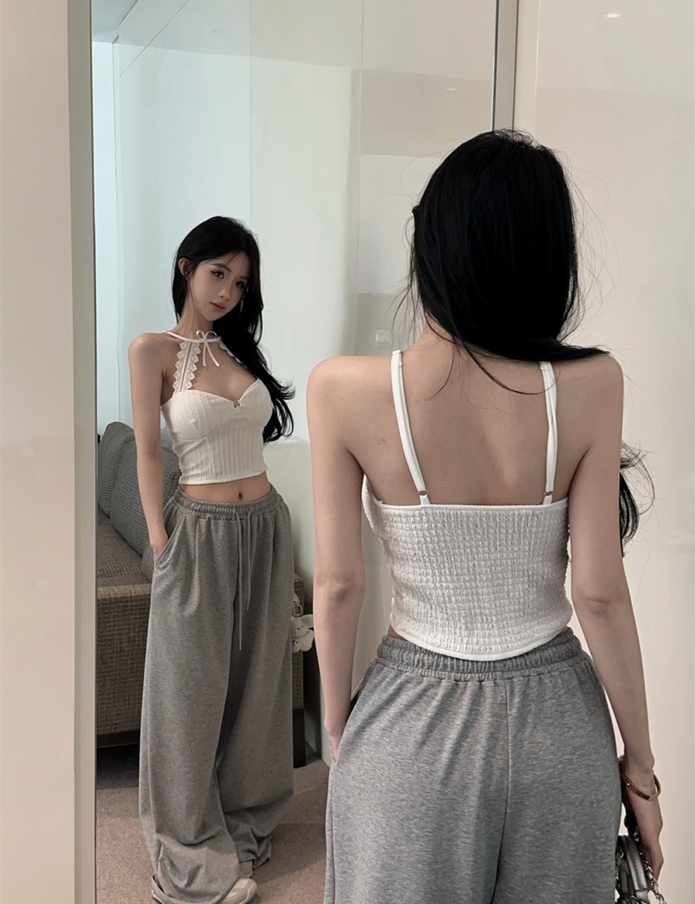 Inside the ride enticement tops splice vest for women