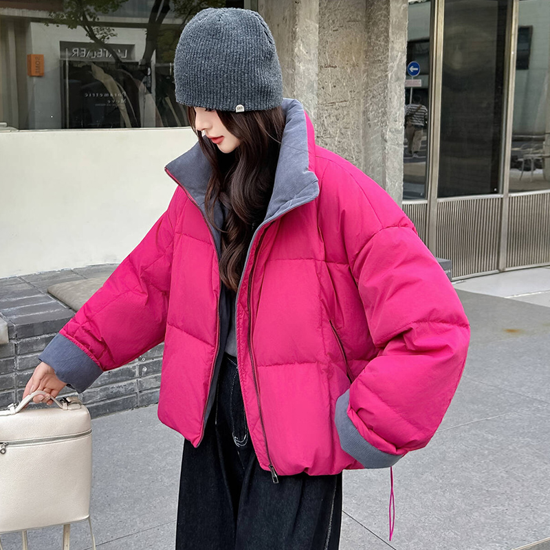 Cozy fashion soft duck down short winter down coat