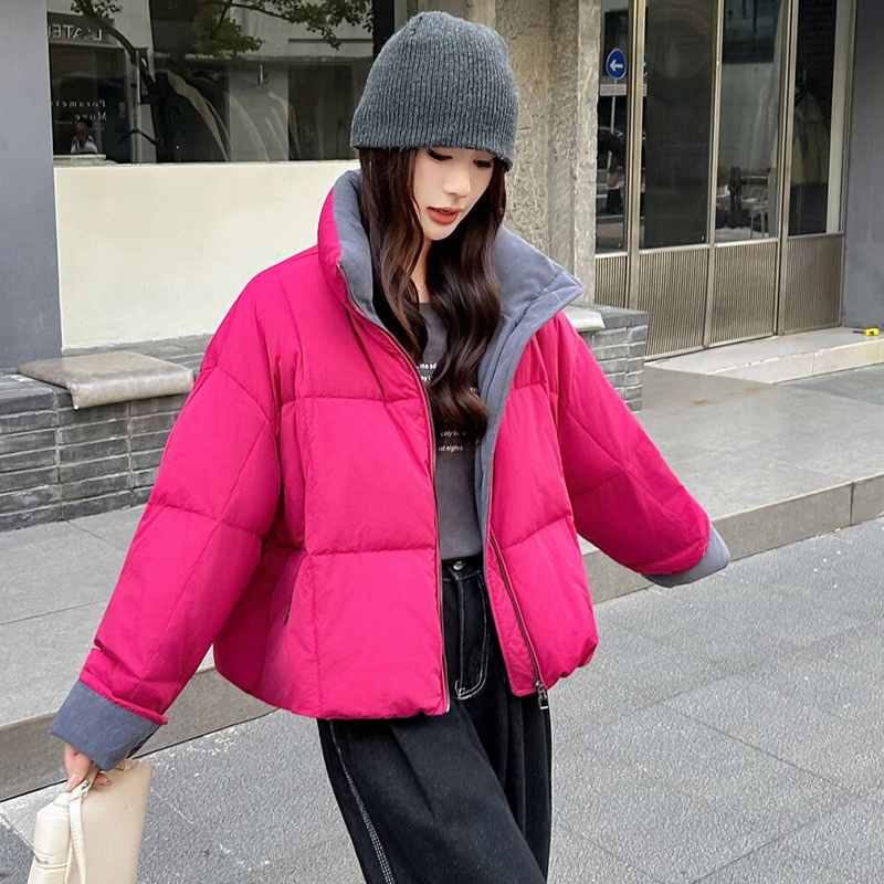 Cozy fashion soft duck down short winter down coat