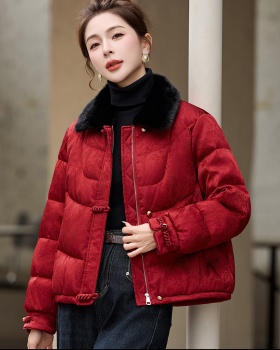 Winter down Chinese style short down coat