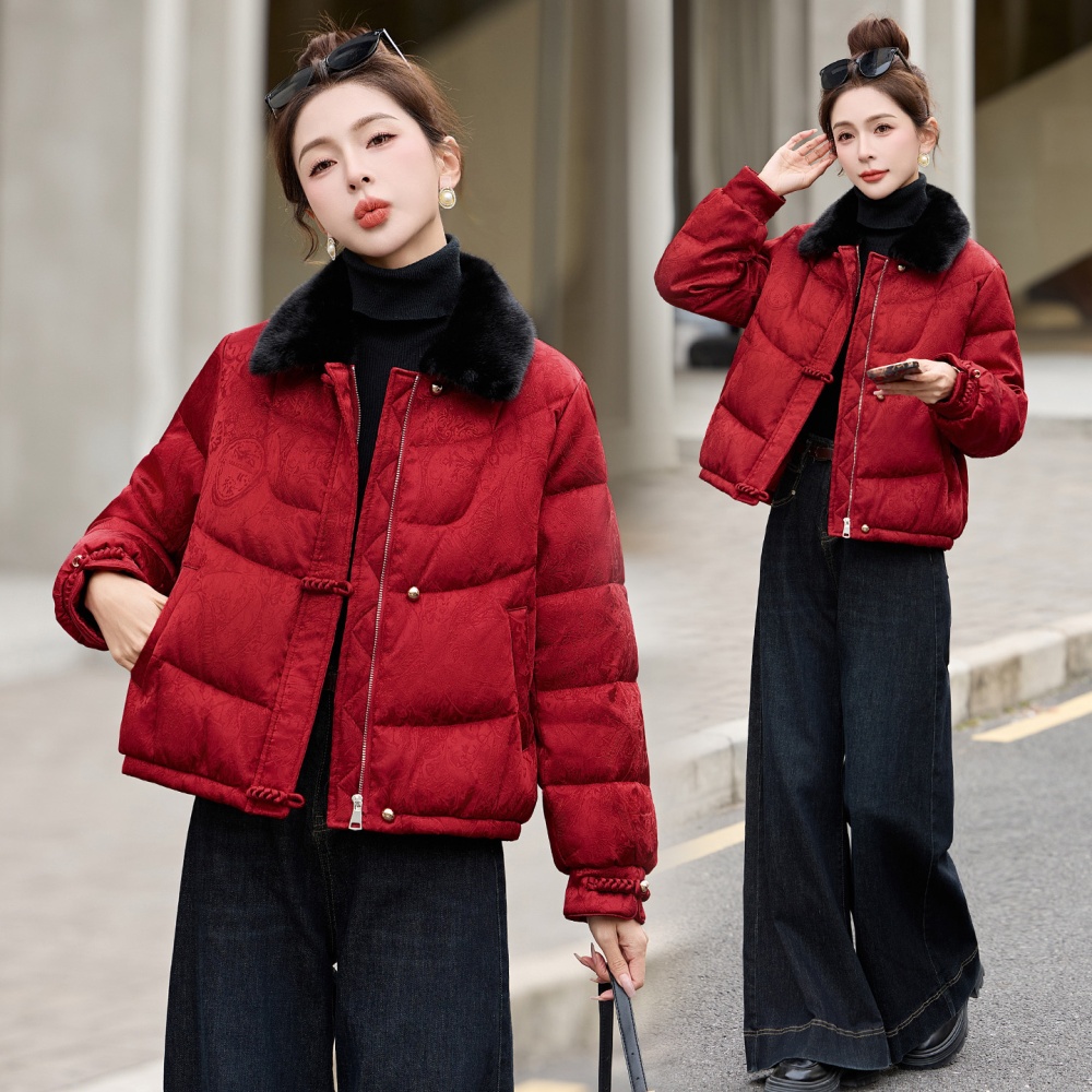 Winter down Chinese style short down coat
