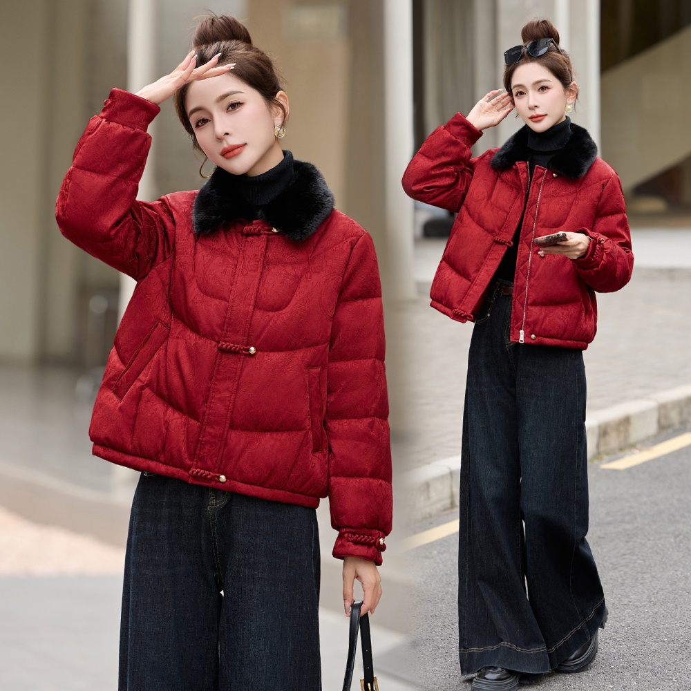 Winter down Chinese style short down coat