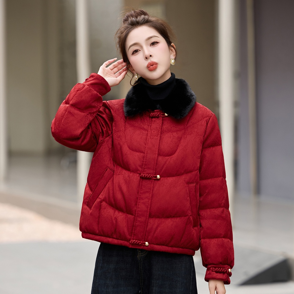 Winter down Chinese style short down coat