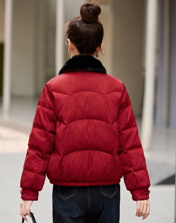 Winter down Chinese style short down coat