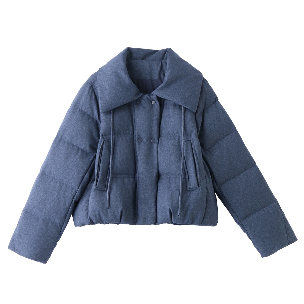 Fashion Casual winter simple lapel down coat