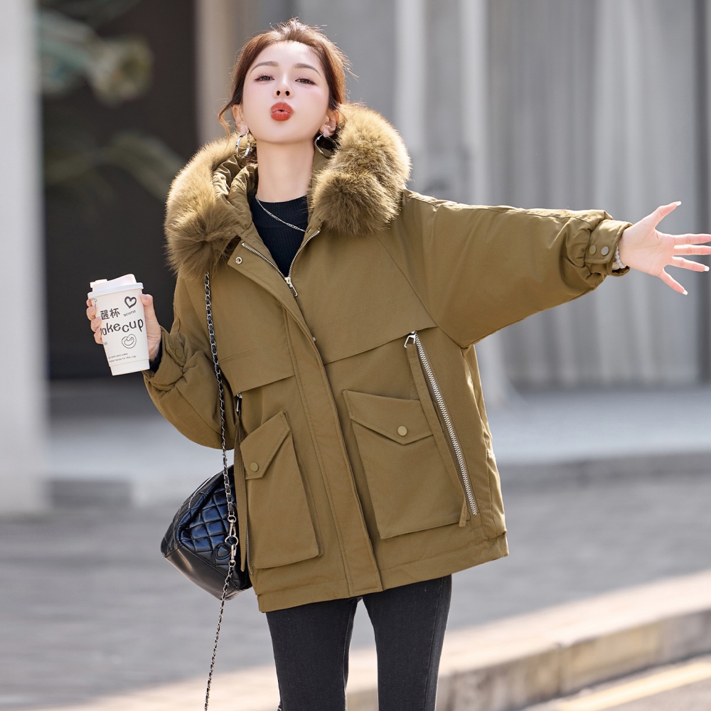 Lambs wool coat liner parka