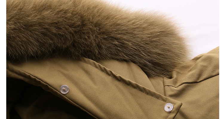 Lambs wool coat liner parka