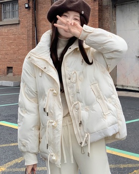 Long all-match coat thermal Casual cotton coat
