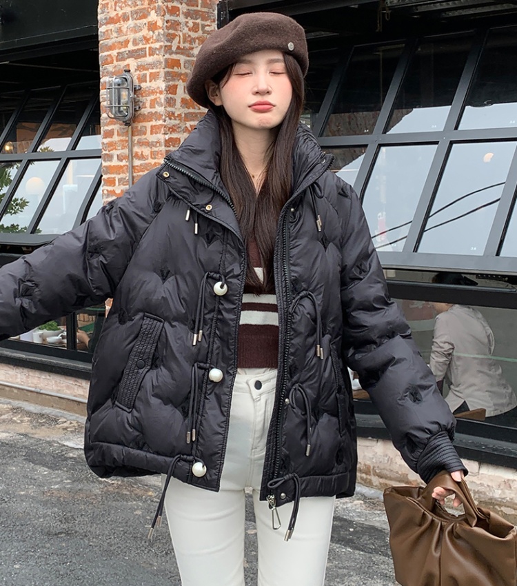 Long all-match coat thermal Casual cotton coat