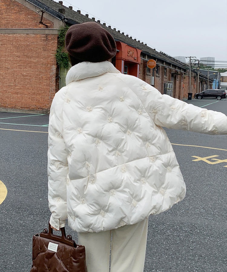 Long all-match coat thermal Casual cotton coat