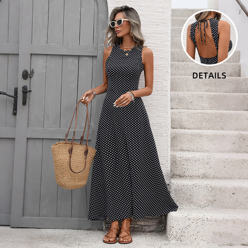 Vacation France style European style dress