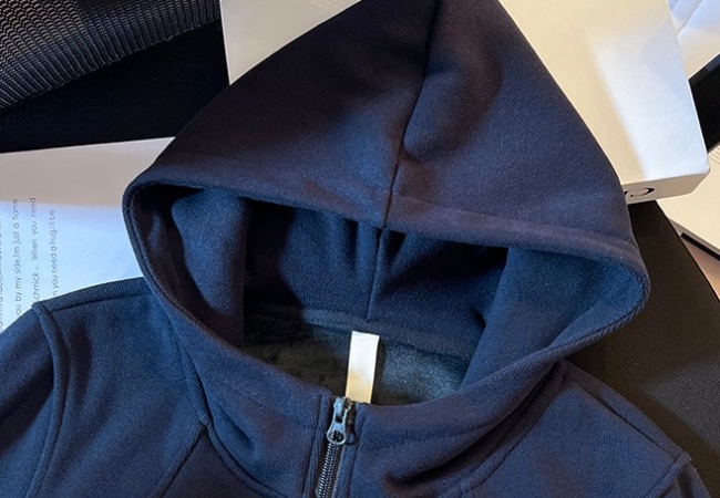 Pocket jacket autumn and winter hoodie for women