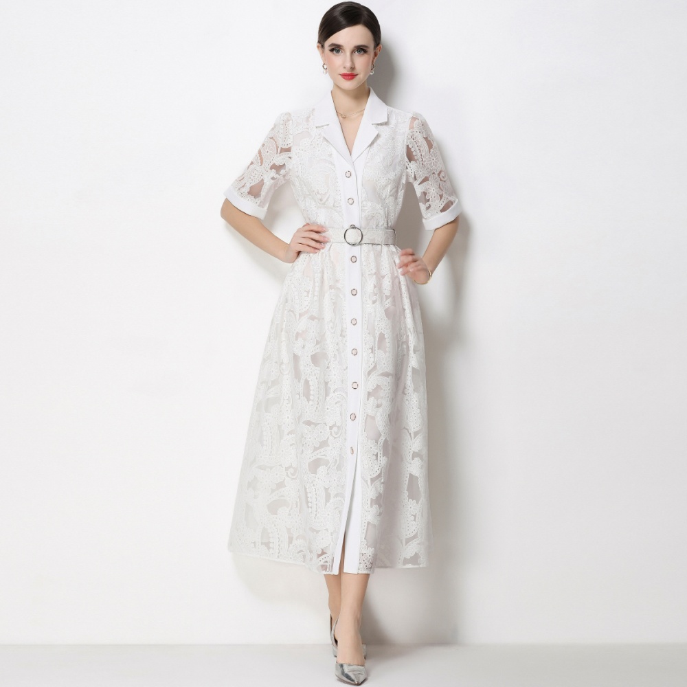 France style business suit long dress for women