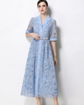 Slim light luxury dress France style long dress