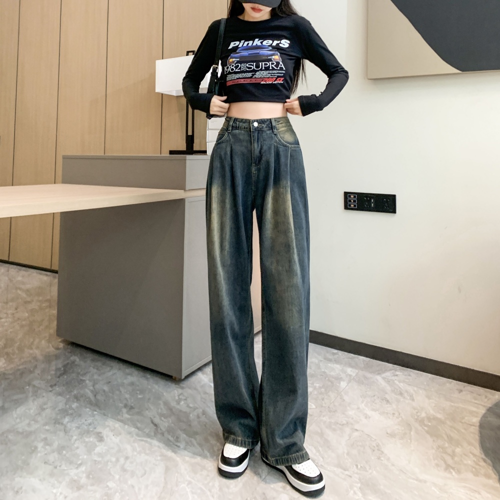 Spring all-match pants Casual jeans for women