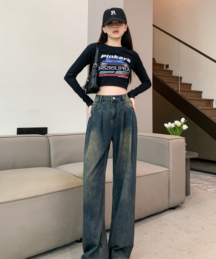 Spring all-match pants Casual jeans for women