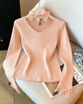 Halter knitted Western style inside the ride sweater