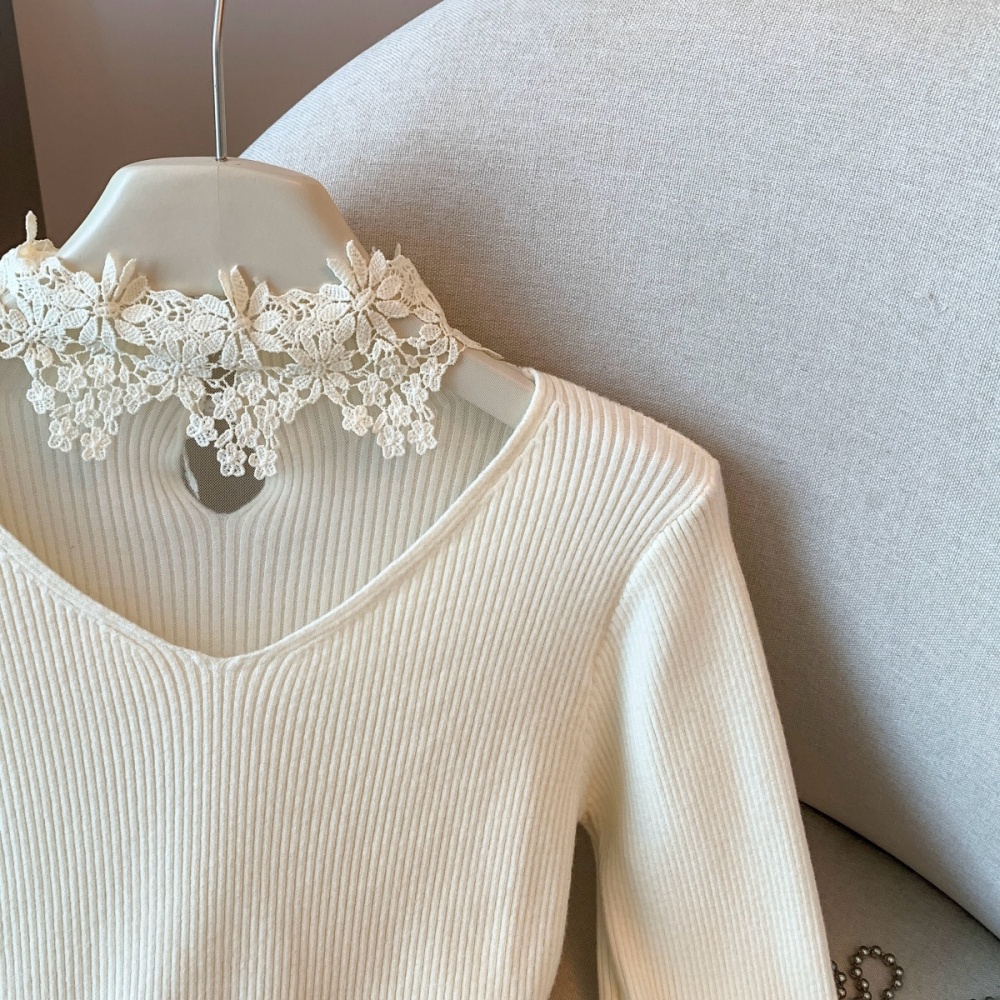 Halter knitted Western style inside the ride sweater