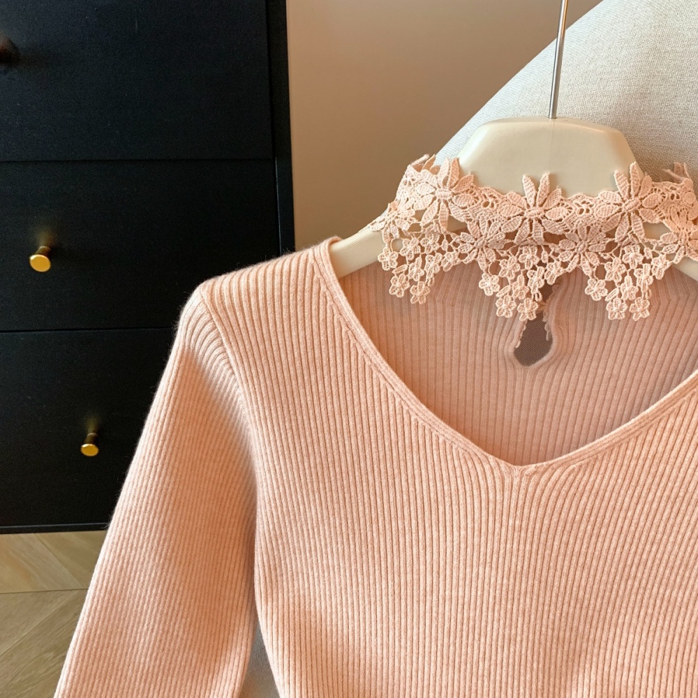 Halter knitted Western style inside the ride sweater