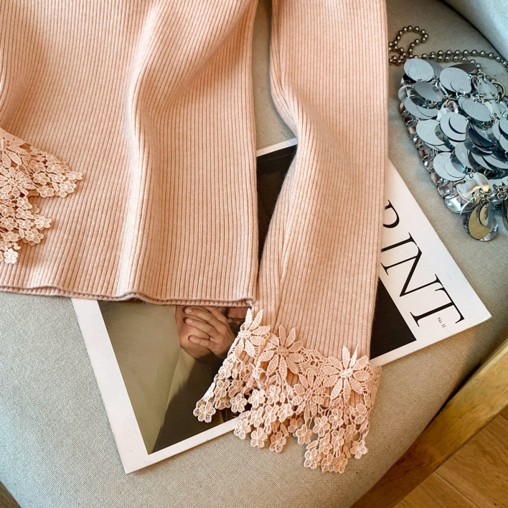 Halter knitted Western style inside the ride sweater