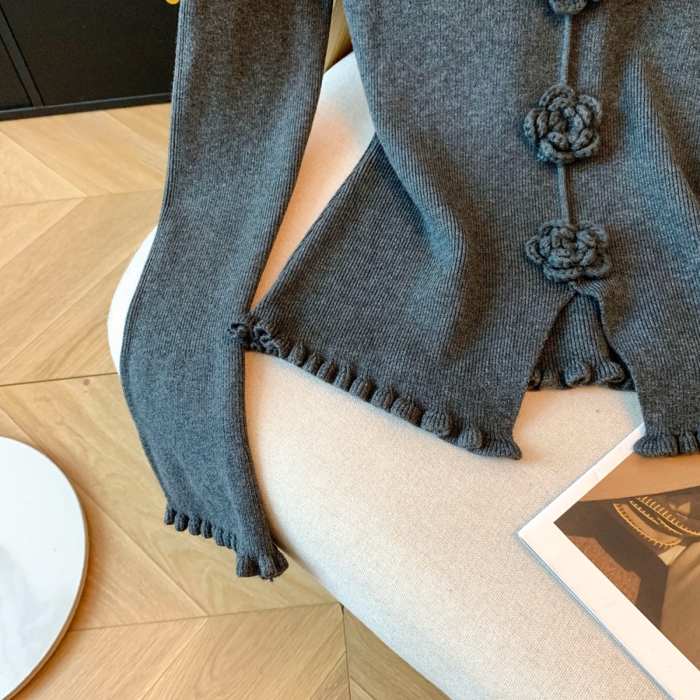 Inside the ride tops knitted bottoming shirt for women