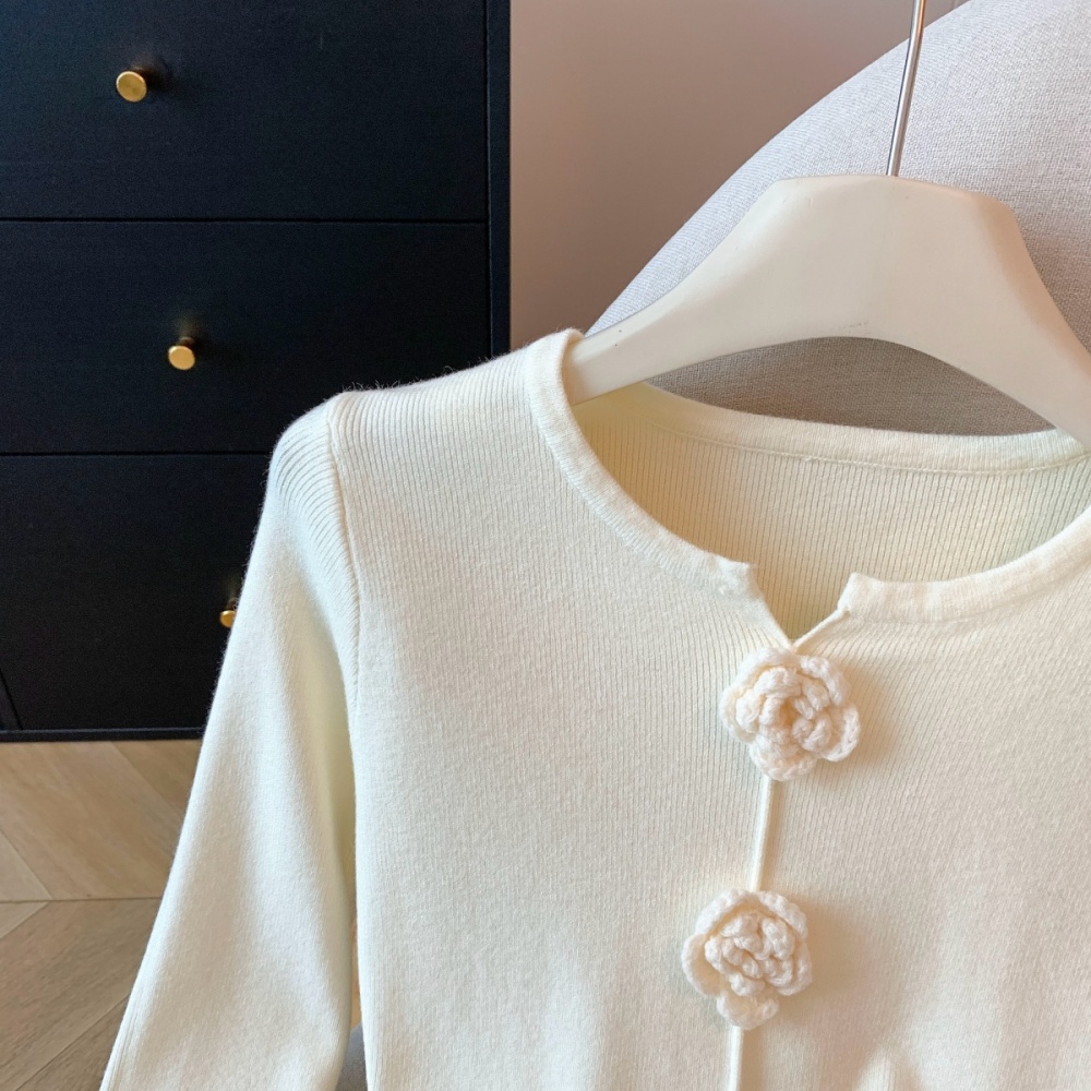 Inside the ride tops knitted bottoming shirt for women