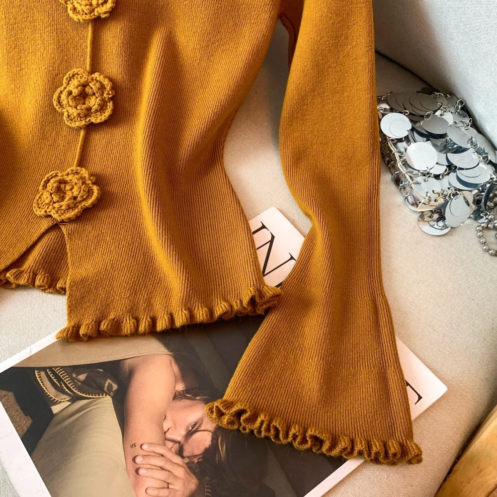 Inside the ride tops knitted bottoming shirt for women