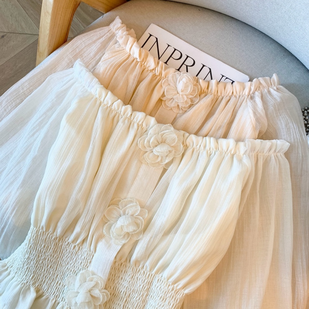 Clavicle stereoscopic shirt colors niche tops for women